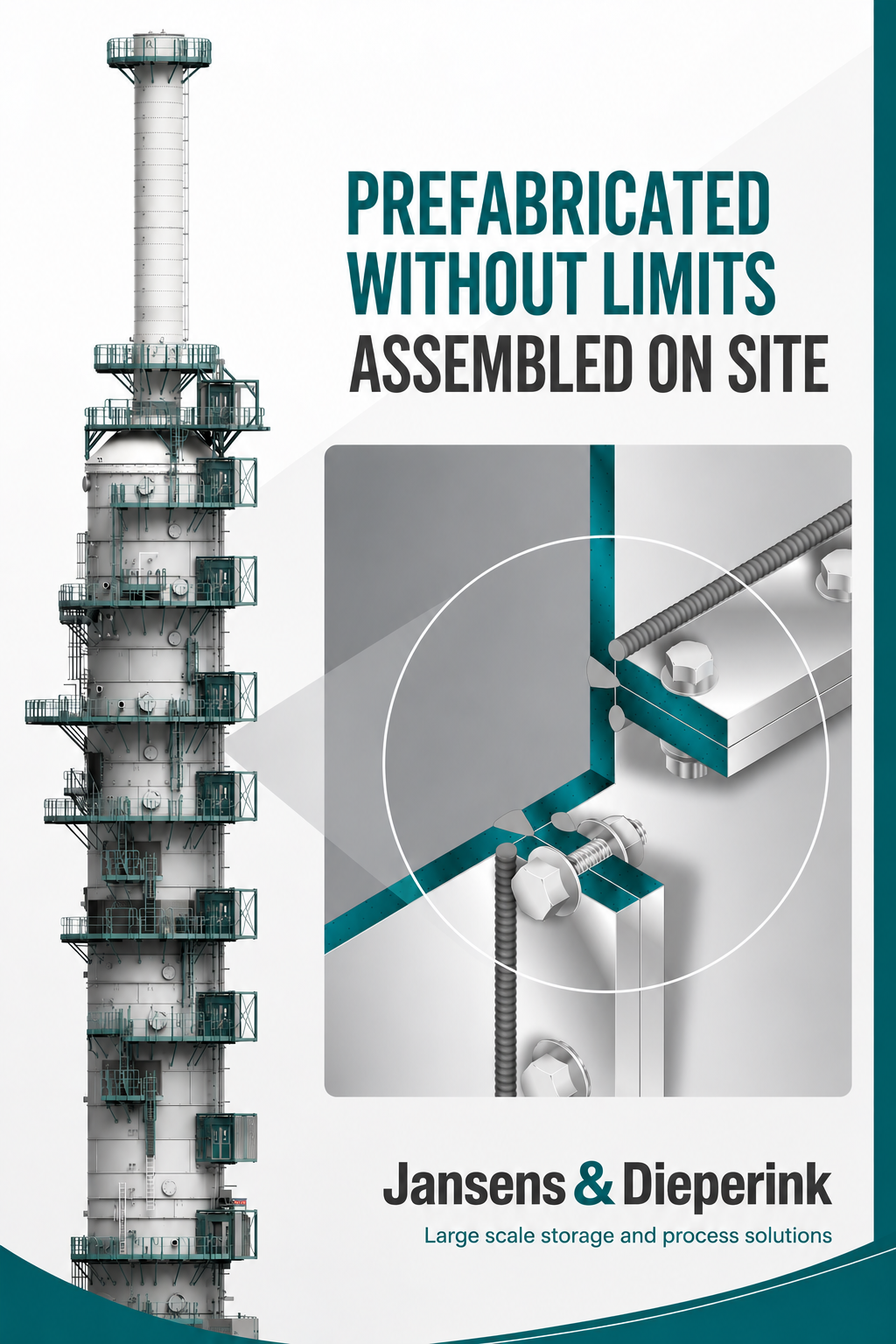 Jansens & Dieperink Breaks the Size Barrier for Large Scale Carbon Capture Equipment